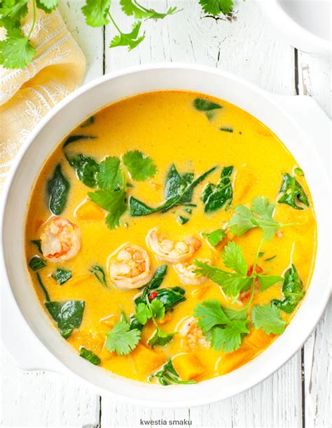 zupa curry z krewetkami